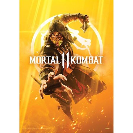 TREND SETTERS Mortal Kombat 11 Get Over Here MightyPrint Wall Art MP17240534